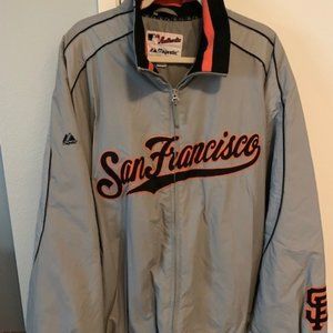 San Francisco Giants Majestic Coat (Grey) XXL